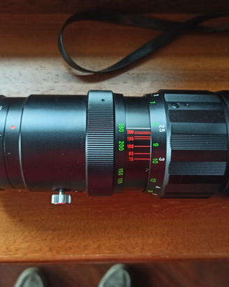 Obiettivo Soligor x Nikon zoom 75-260 f 4.5