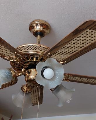 coppia lampadari  a  ventilatore 