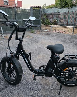 Bicicletta elettrica pieghevole