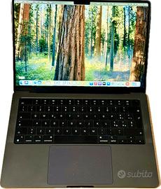 MacBook Pro 14" M3 Pro 12/18 Core 1TB batteria100%