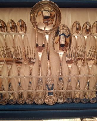 set posate argento 800