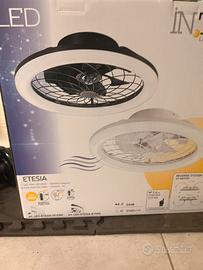 Ventola da soffito con luce dimerabile