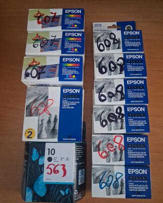 Lotto 12 cartucce stampanti  sigillate VINTAGE