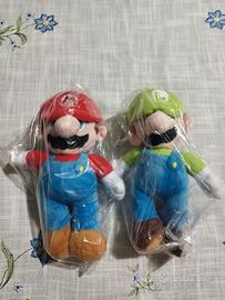 24 cm pupazzo peluche nuovo super Mario luigi