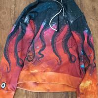 Felpa con cappuccio Octopus