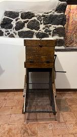 Smallatrice macchina dei pistacchi antica