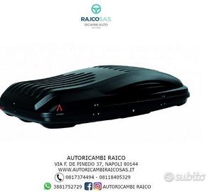 BOX BAULE PORTATUTTO REEF 580 COLORE NERO OPACO MA