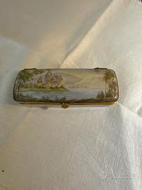 Scatoletta Limoges France dipinta a mano anni ’80