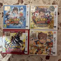 Giochi nintendo 3DS yo kai,inazuma,pokemom