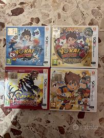 Giochi nintendo 3DS yo kai,inazuma,pokemom
