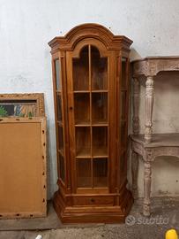 vetrinetta in legno di teak