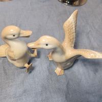 Coppia di Oche in Porcellana Vintage-MB Selection