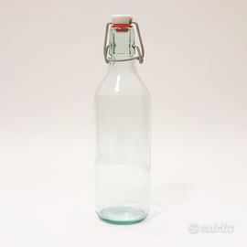 Bottiglia borraccia vetro vintage 50cl 0,5Lt