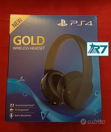 Sony Gold Headset PlayStation