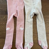 Coppia calzamaglia neonata tg 62/68
