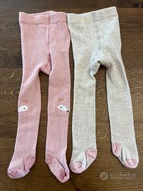 Coppia calzamaglia neonata tg 62/68