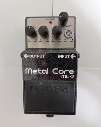 Pedale di distorsione BOSS Metal Core ML2