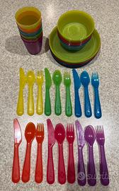 Set stoviglie in plastica Ikea 36 pz