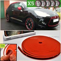 PROTEZIONE BORDO CERCHI in Lega per CITROEN ROSSA