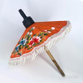 Ombrellino Giapponese Japan Arancione originale