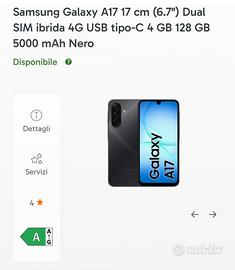 Samsung galaxy A17