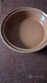 stupenda ciotola con coperchio decorato a mano 