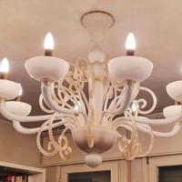 Lampadario vetro di Murano ditta Gabbiani