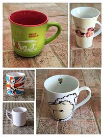 Tazze vintage in porcellana e ceramica