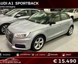 Audi A1 SPB 1.6 TDI 116 CV Sport FINANZIABILE