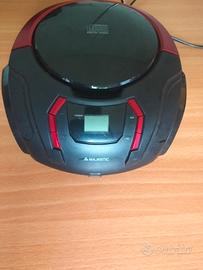 Lettore CD portatile Majestic con radio FM e USB
