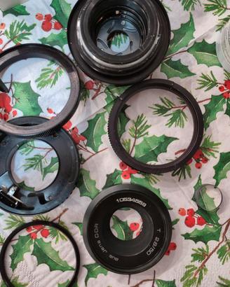 Obiettivo vintage rari Industar Zeiss Jena Exaktar