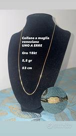 Collana oro 18kt unoaerre