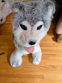 1 peluche di husky grande, marca sorini