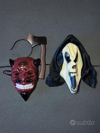 Due maschere horror: Ghost face, Diavolo con ascia