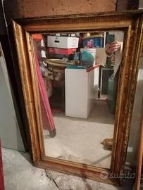 specchiera cornice dorata