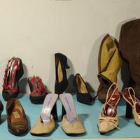 Scarpe donna usate_6 paia_ varie tipologie+stivali