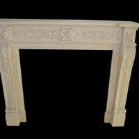 GRANDE CAMINETTO IN MARMO NEOCLASSICO CAMINO