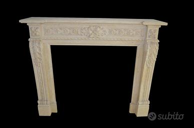 GRANDE CAMINETTO IN MARMO NEOCLASSICO CAMINO