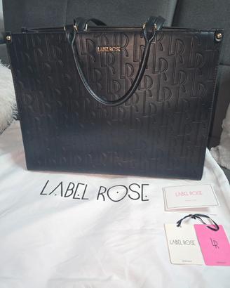 Label Rose Monogram Tote Bag "Big"