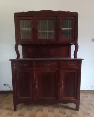 Credenza con alzata anni '30-'40 BUONE CONDIZIONI