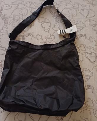 Borsa Adidas nera nuova con etichetta