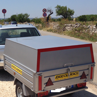 CARRELLO RIMORCHIO CON COPERTURA TARGA PROPRIA