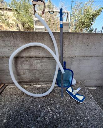 Aspiratore piscina Flowclear + prodotti acqua