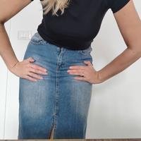 Gonna di jeans Tom Farr