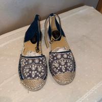 Espadrillas gioiello blu 39 – NUOVE, mai indossate