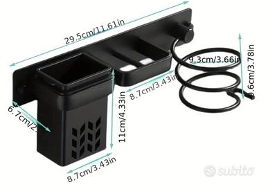 Porta phone spazzole e piastra da muro