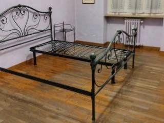 Letto matrimoniale in ferro battuto 
