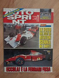 Autosprint 1992 SENNA IN FORMULA INDY - FERRARI F9