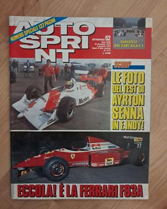 Autosprint 1992 SENNA IN FORMULA INDY - FERRARI F9