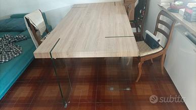 tavolo design wenge chiaro 